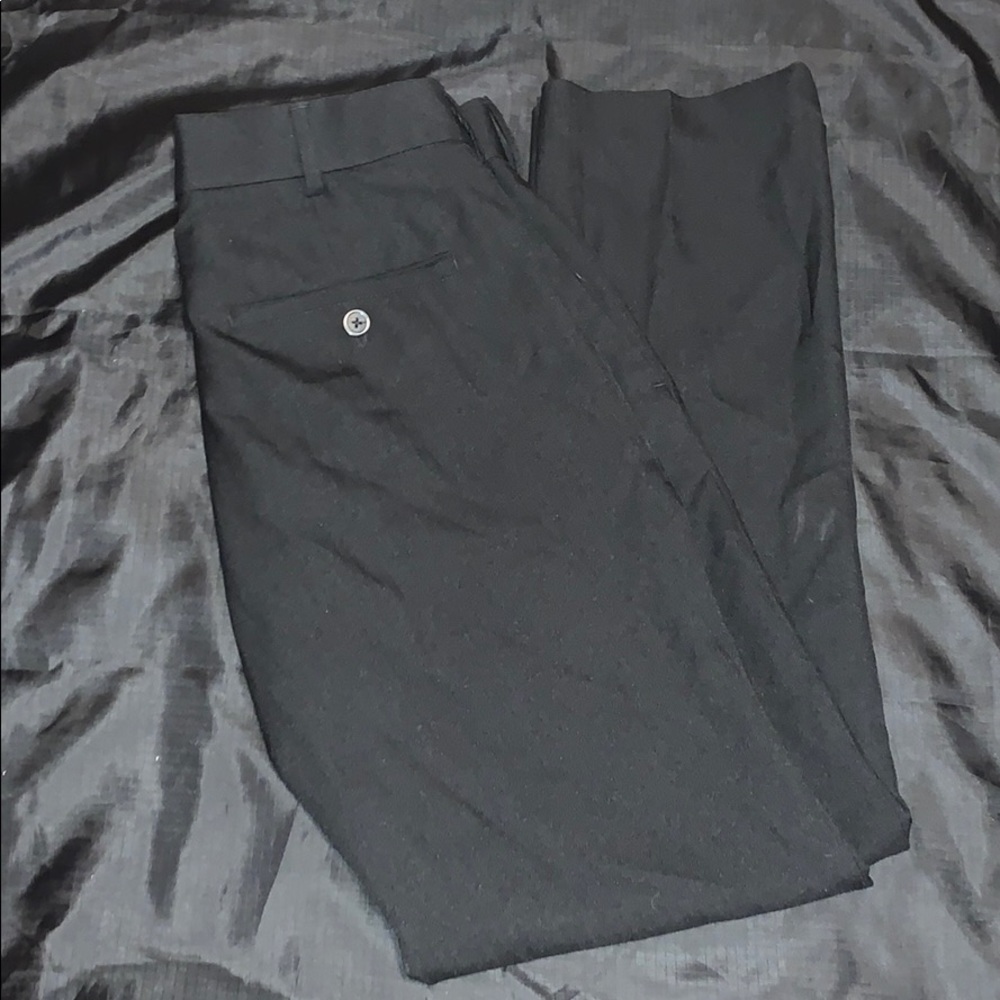 Black Charcoal Dress Pants